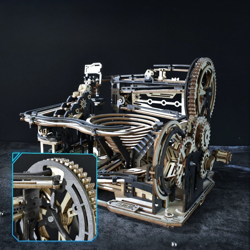 3D Wooden Ball Run Gears Sets  - Running Gear Track review and price