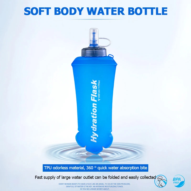 250/500/750ml TPU Outdoor Spor - Running Gear Water review and price