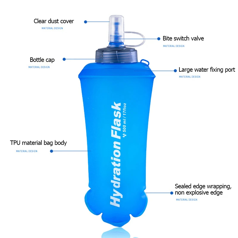 250/500/750ml TPU Outdoor Spor - Running Gear Water review and price