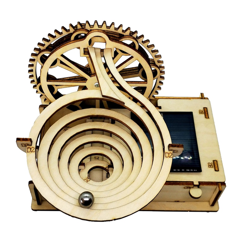 Practical 3D Wooden Marble Run - Running Gear Track review and price