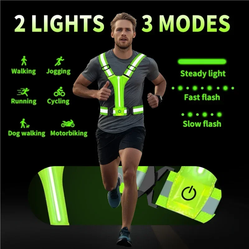 LED Reflective Vest Running Ge - Running Gear Lights review and price