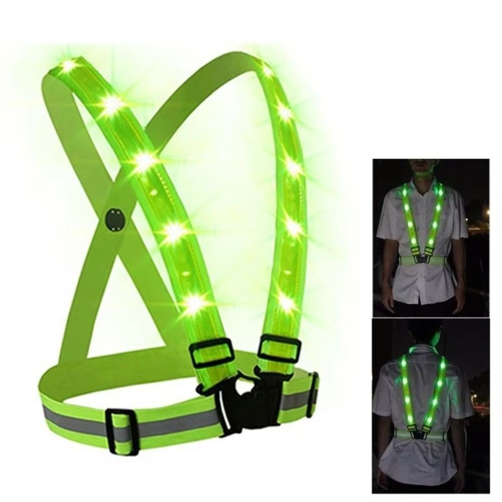 New Polyester LED Safety Vest  - Running Gear Lights review and price