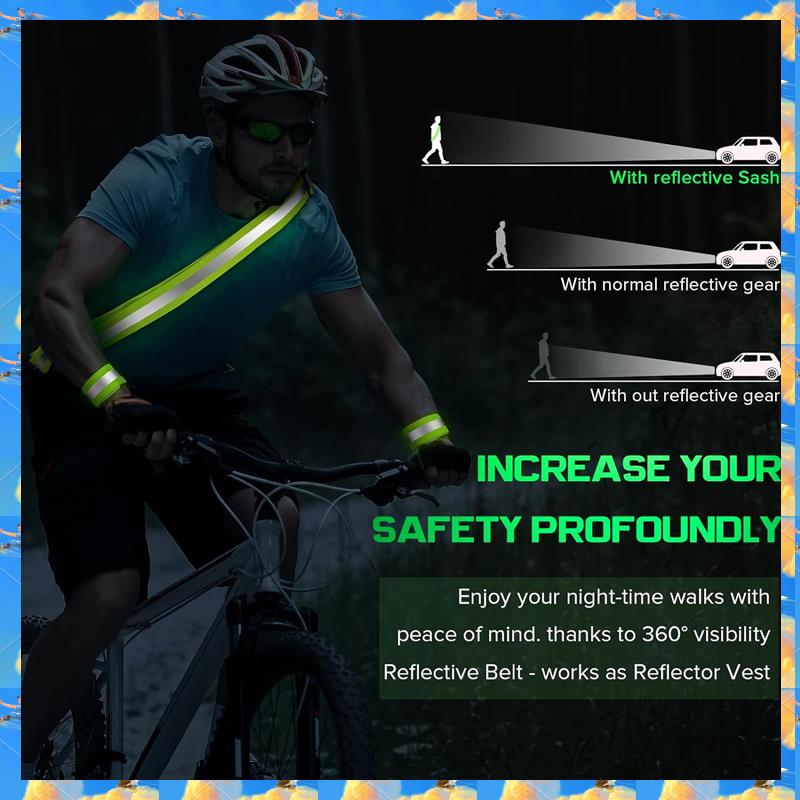 FTS Reflective Sash For Walkin - Running Gear At Night review and price