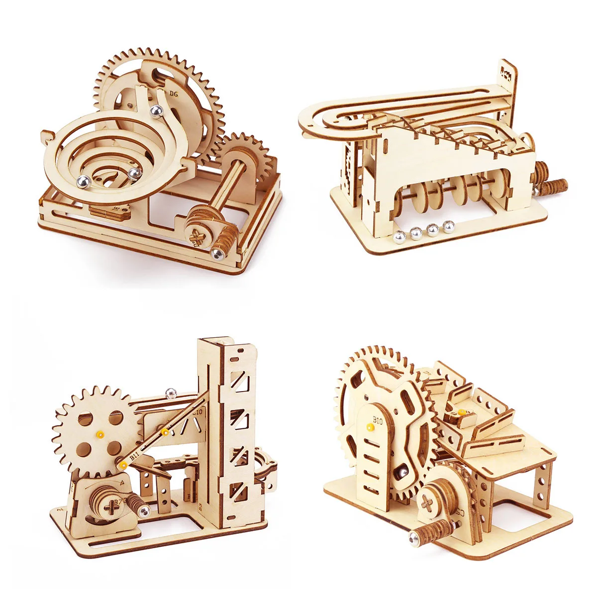 DIY Mechanical Iron Ball Maze  - Running Gear Track review and price