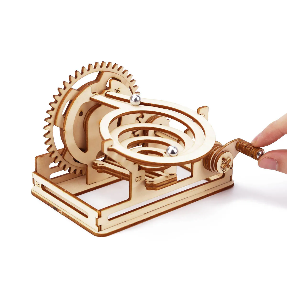 DIY Mechanical Iron Ball Maze  - Running Gear Track review and price