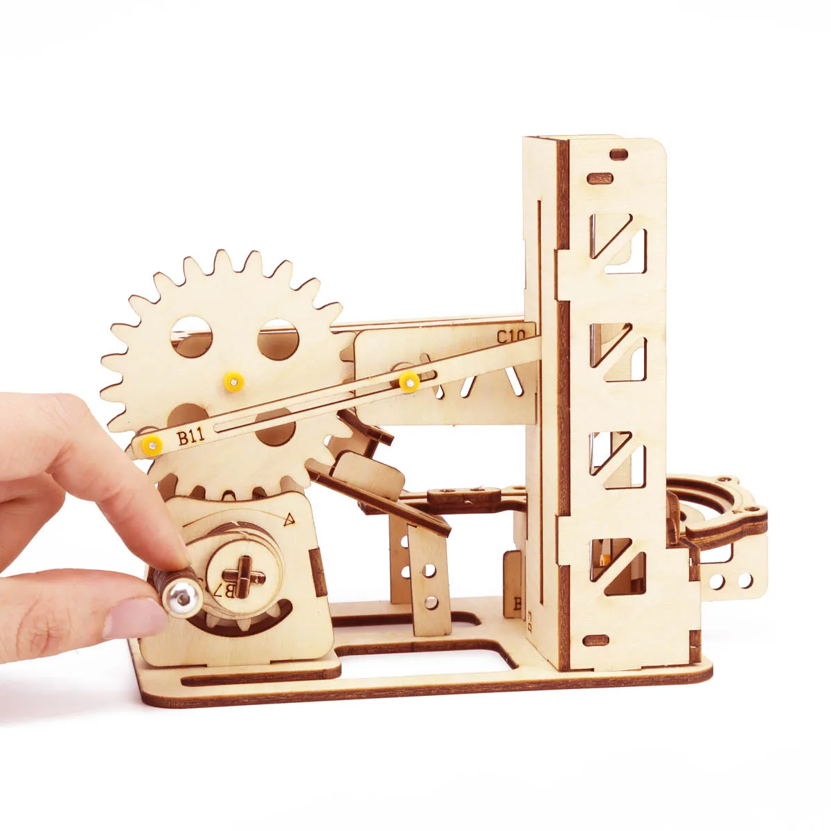 DIY Mechanical Iron Ball Maze  - Running Gear Track review and price