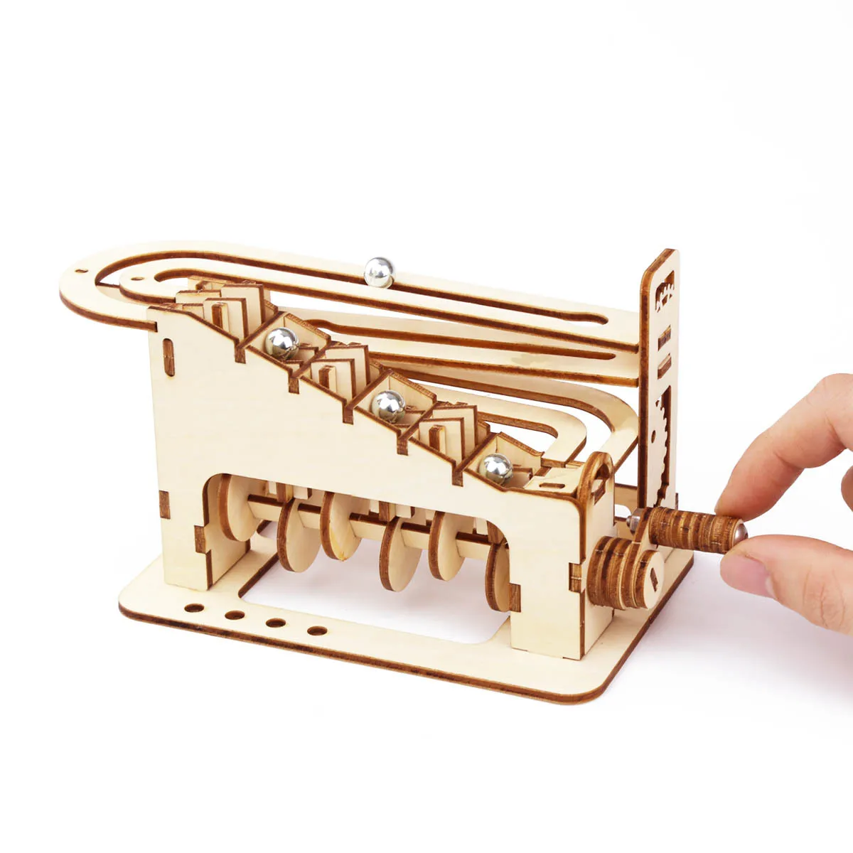 DIY Mechanical Iron Ball Maze  - Running Gear Track review and price
