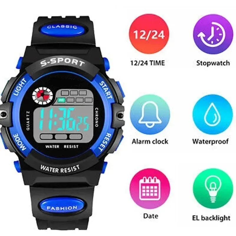 Children's Electronic Watch Bo - Running Gear Water review and price