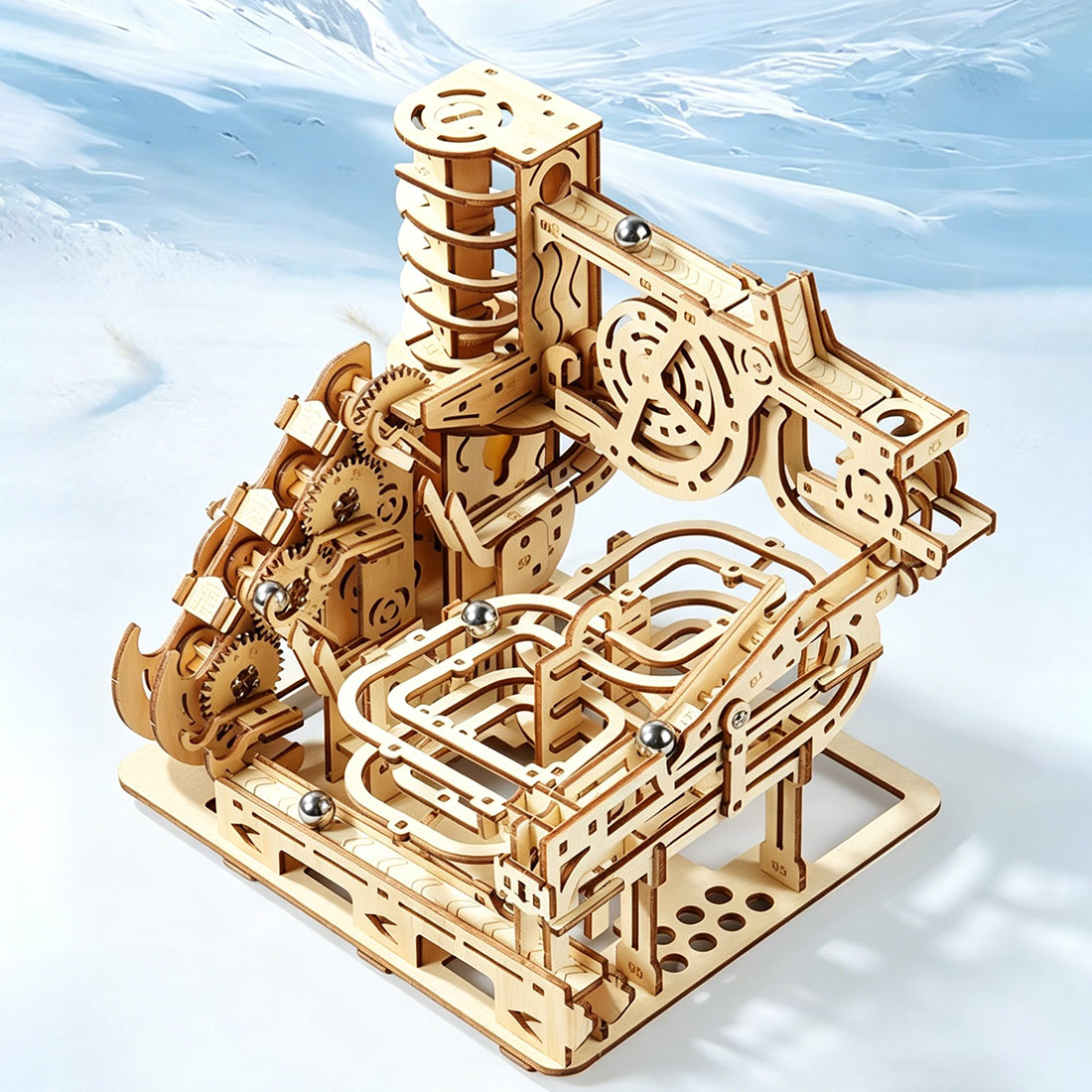 3D Wooden Puzzle Mechanical Ma - Running Gear Track review and price