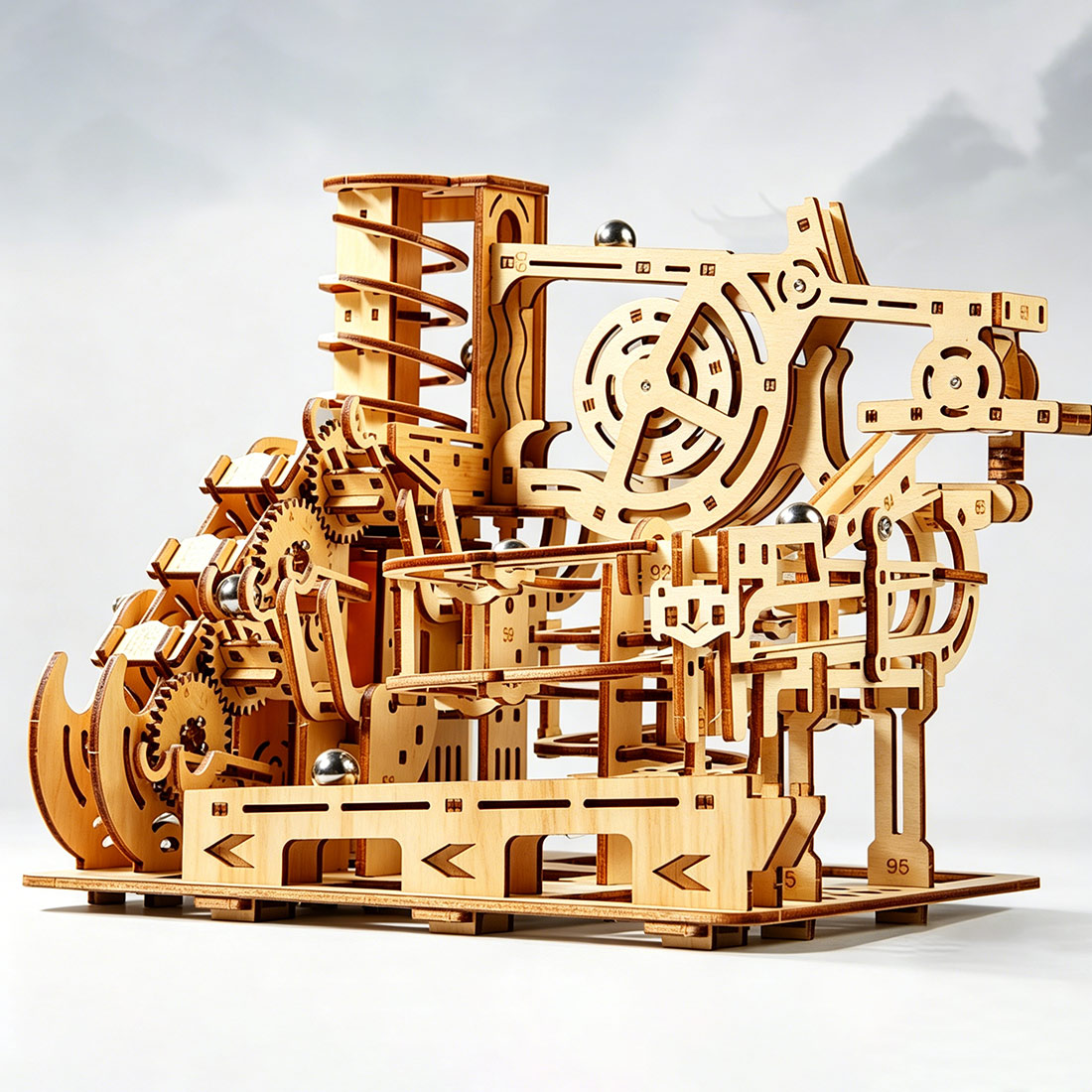3D Wooden Puzzle Mechanical Ma - Running Gear Track review and price